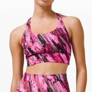 Lululemon Energy Bra Long Line *Medium Support, B–D Cup - Sz 8
